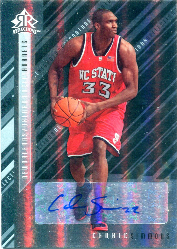 2006-07 Reflections Signature Silver #CS Cedric Simmons