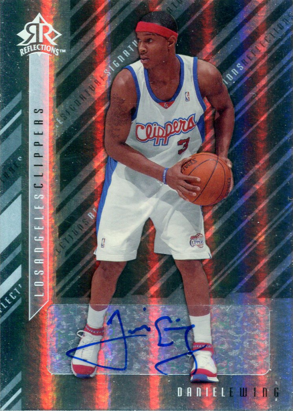 2006-07 Reflections Signature Silver #DE Daniel Ewing