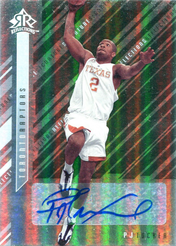 2006-07 Reflections Signature Silver #PT P.J. Tucker