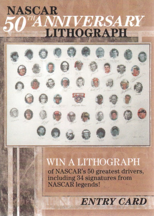 2006 Press Pass Legends #NNO Lithograph Contest Card