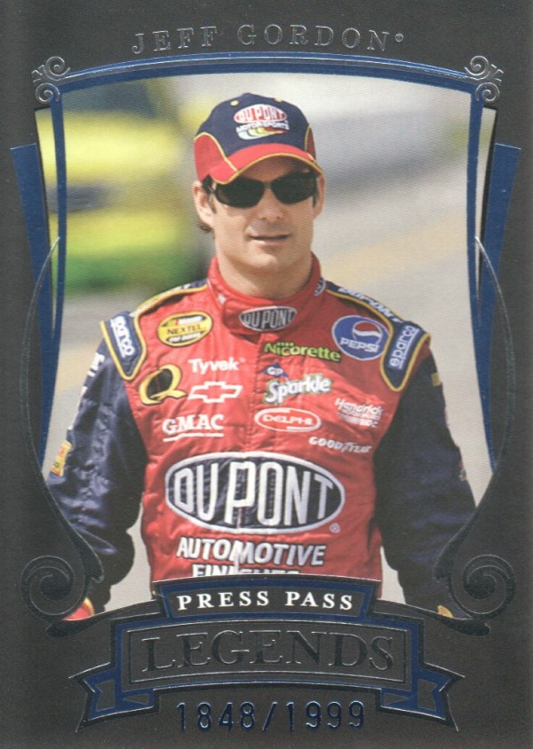 2006 Press Pass Legends Blue #B35 Jeff Gordon