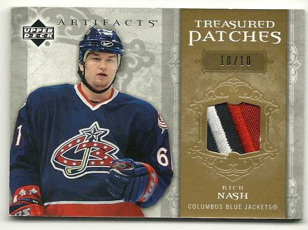 2006-07 Artifacts Treasured Patches Gold #TSRN Rick Nash