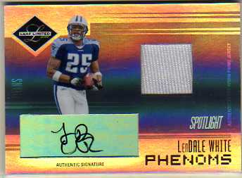 2006 Leaf Limited Silver Spotlight #266 LenDale White JSY AU