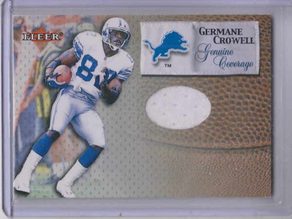 2000 Fleer Tradition Genuine Coverage #12 Germane Crowell