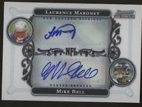 2006 Bowman Sterling Dual Autographs #CMB Laurence Maroney/600/Mike Bell