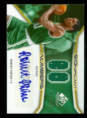 2006-07 SP Game Used Significant Numbers #RP Robert Parish/100