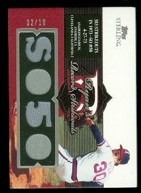 2006 Topps Sterling Moments Relics #NRK6 Nolan Ryan SO 50