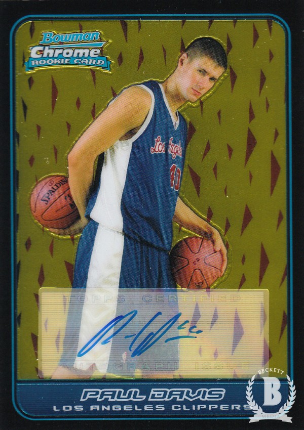 2006-07 Bowman Chrome #141 Paul Davis B AU RC