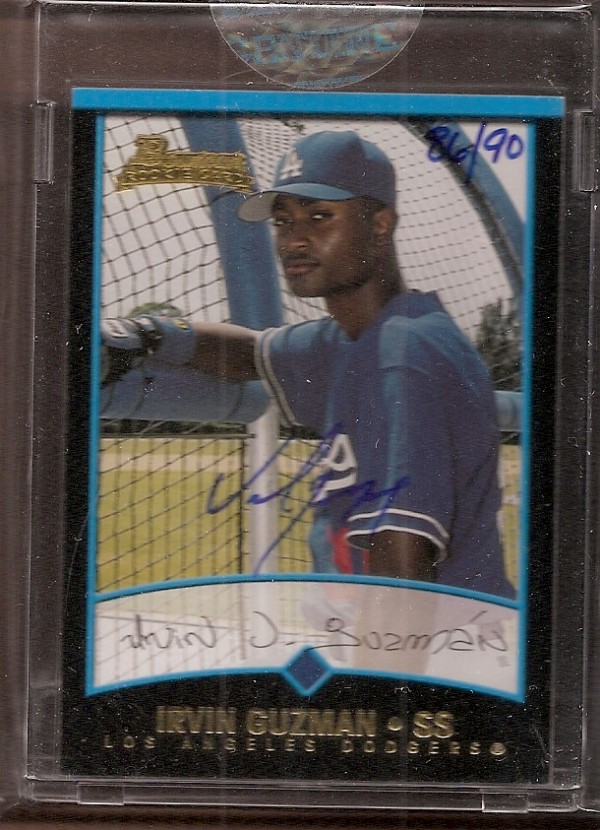 2006 Bowman Originals Buyback Autographs #465 Joel Guzman 02 BDP/90 D