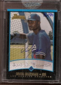 2006 Bowman Originals Buyback Autographs #465 Joel Guzman 02 BDP/90 D front image
