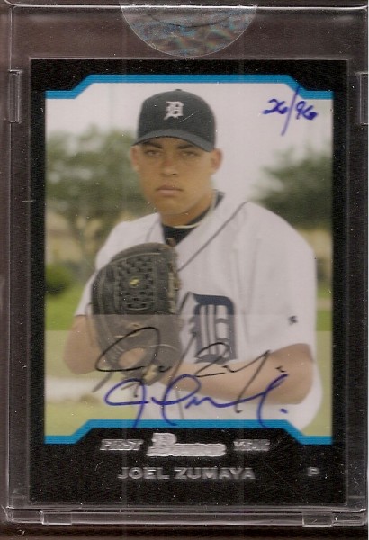 2006 Bowman Originals Buyback Autographs #469 Joel Zumaya 04 B/96 F