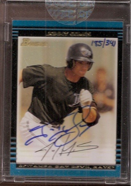 2006 Bowman Originals Buyback Autographs #495 Jonny Gomes 02 B/341 F