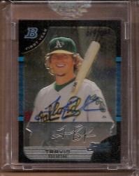 2006 Bowman Originals Buyback Autographs #775 Travis Buck 05 BCDP/134 F front image