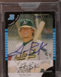 2006 Bowman Originals Buyback Autographs #777 Travis Buck 05 BDP/747 F front image