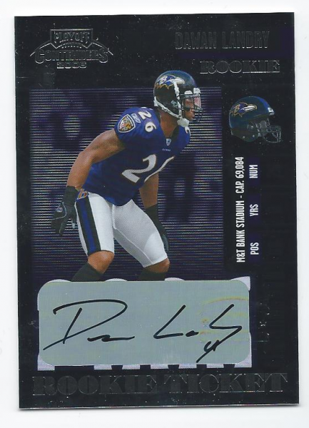 2006 Playoff Contenders #167 Dawan Landry AU RC
