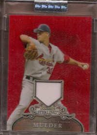 2006 Bowman Sterling Red Refractors #MM Mark Mulder Pants front image