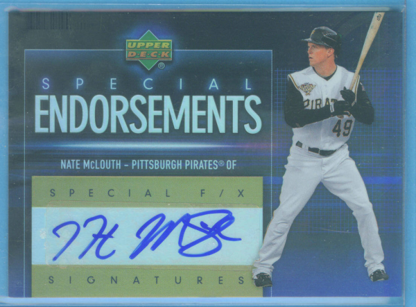2006 Upper Deck Special F/X Special Endorsements #NM Nate McLouth