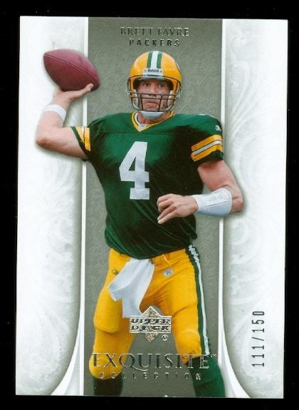 2006 Exquisite Collection #22 Brett Favre