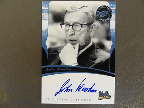 2006-07 Press Pass Legends Signatures #185 John Wooden