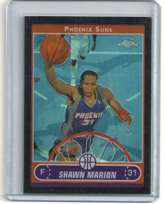 2006-07 Topps Chrome Refractors Black #24 Shawn Marion