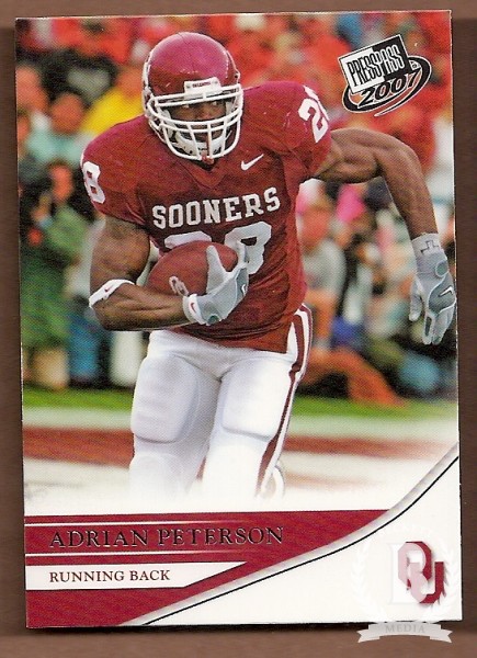 2007 Press Pass #11 Adrian Peterson