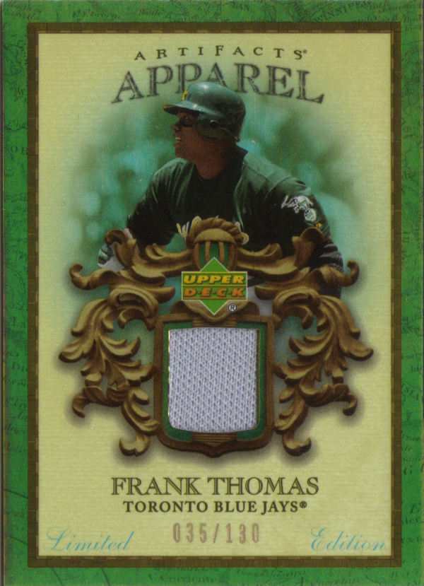 2007 Artifacts MLB Apparel Limited #FT Frank Thomas