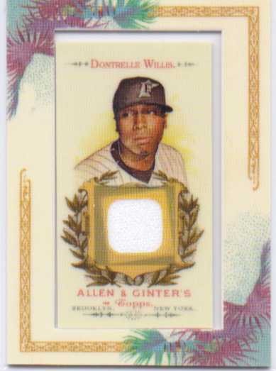 2007 Topps Allen and Ginter Relics #DW Dontrelle Willis J