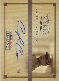 2007 TRISTAR Elegance Signature Marks #CC1 Carlos Carrasco
