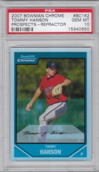 2007 Bowman Chrome Prospects Refractors #BC162 Tommy Hanson front image