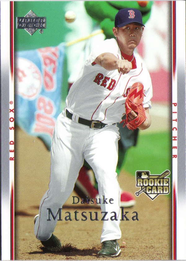 2007 Upper Deck #501b Daisuke Matsuzaka Throwing RC