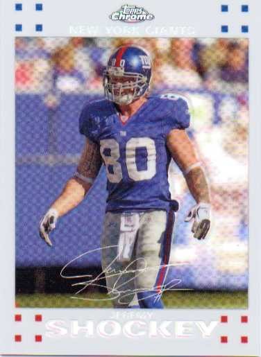 2007 Topps Chrome White Refractors #TC142 Jeremy Shockey