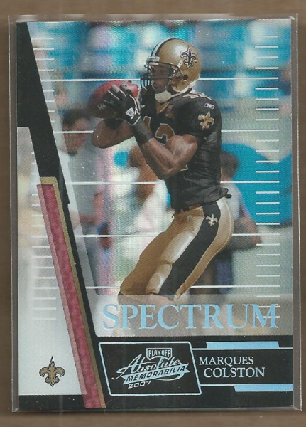 2007 Absolute Memorabilia Spectrum Silver #53 Marques Colston