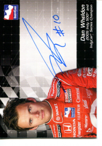 2007 Rittenhouse IRL Autographs #17 Dan Wheldon front image