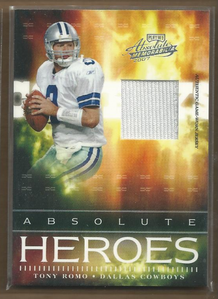 2007 Absolute Memorabilia Absolute Heroes Materials #17 Tony Romo