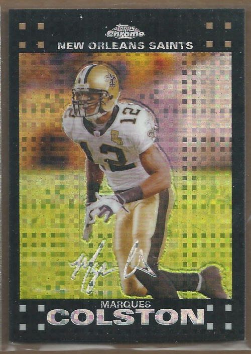 2007 Topps Chrome Xfractors #TC82 Marques Colston