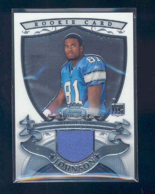 2007 Bowman Sterling #CJO1 Calvin Johnson JSY RC