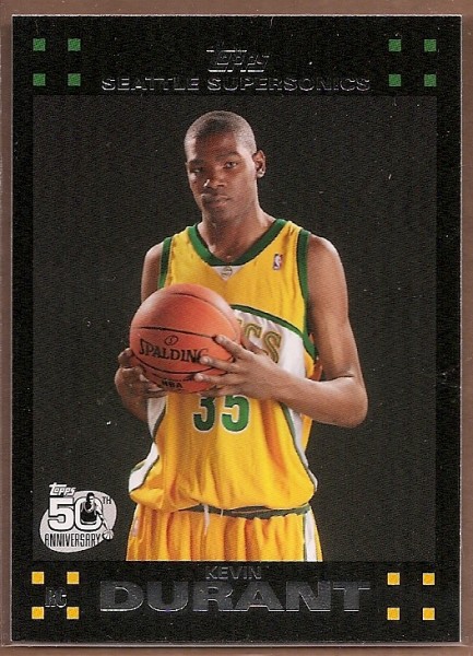 2007-08 Topps #112 Kevin Durant RC