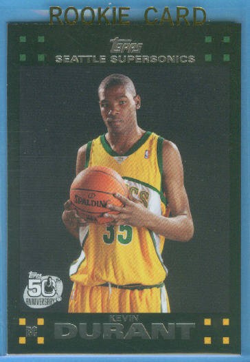 2007-08 Topps #112 Kevin Durant RC
