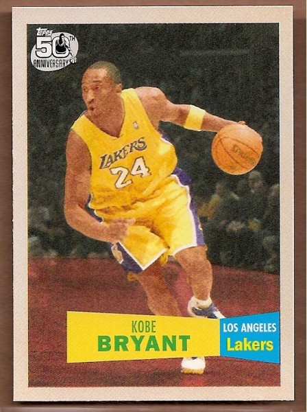 2007-08 Topps 1957-58 Variations #24 Kobe Bryant