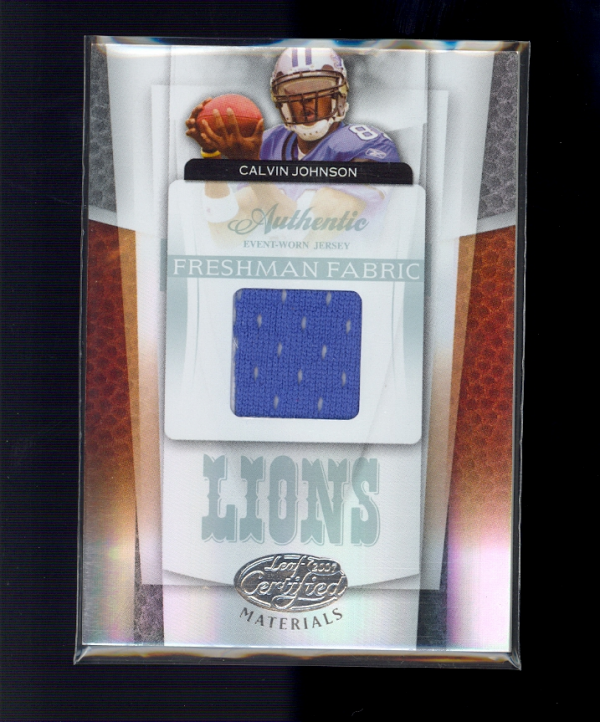 2007 Leaf Certified Materials #234 Calvin Johnson JSY/849 RC