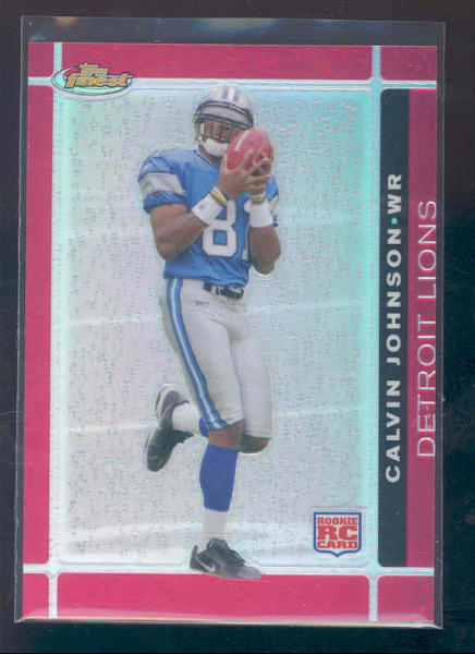 2007 Finest Refractors #135 Calvin Johnson
