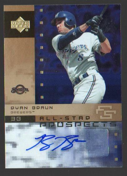 2007 Upper Deck Future Stars All Star Futures Signatures #RB Ryan Braun