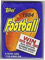 1984 Topps Football Wax Pack