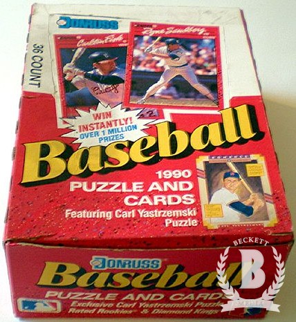 1990 Donruss Baseball Hobby Box