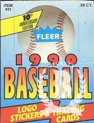 1990 Fleer Baseball Hobby Box