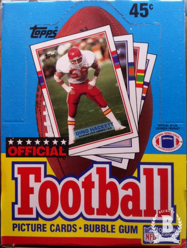 1989 Topps Football Wax Box