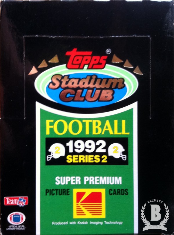 1992 Stadium Club Football Hobby Box Series 2