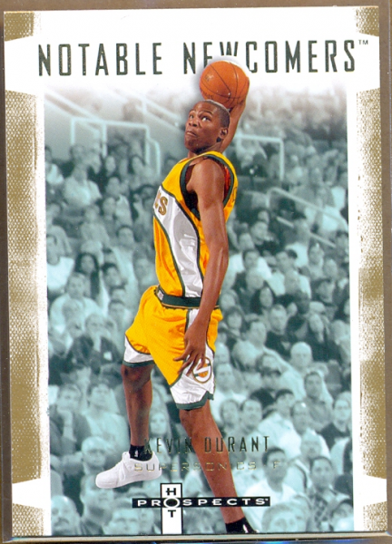2007-08 Fleer Hot Prospects Notable Newcomers #1 Kevin Durant