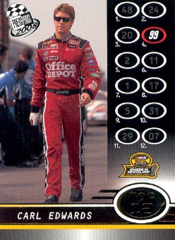 2008 Press Pass Gold #G110 Carl Edwards Top 12