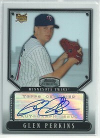 2007 Bowman Sterling #GP Glen Perkins AU (RC)